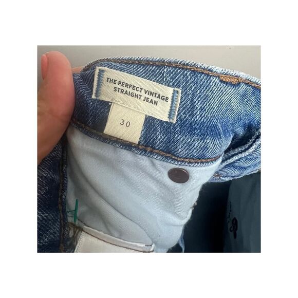 Madewell The Perfect Vintage Straight Jeans NWT Sz. 30 - Picture 6 of 6